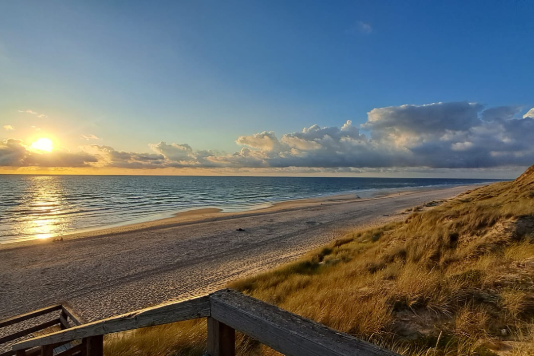 Sonnenuntergang Strand Sylt