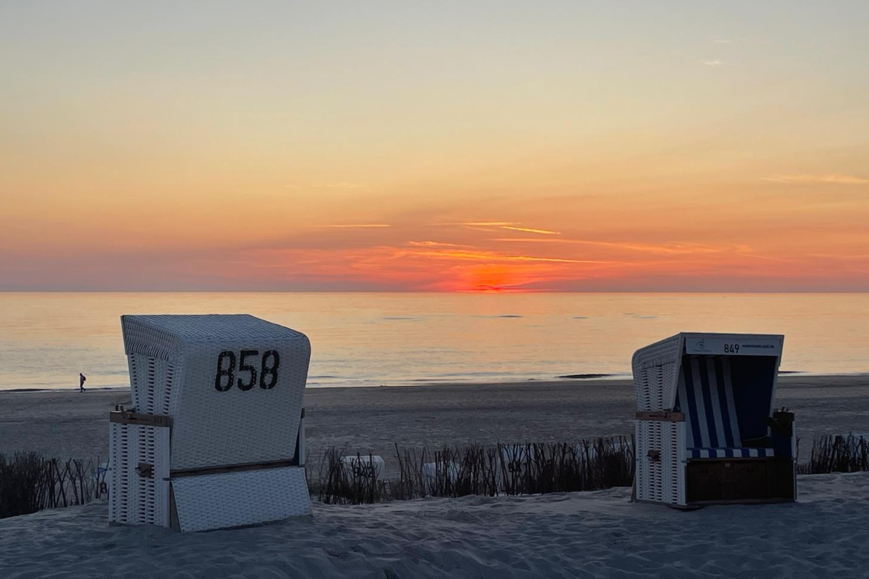 Sonnenuntergang auf Sylt