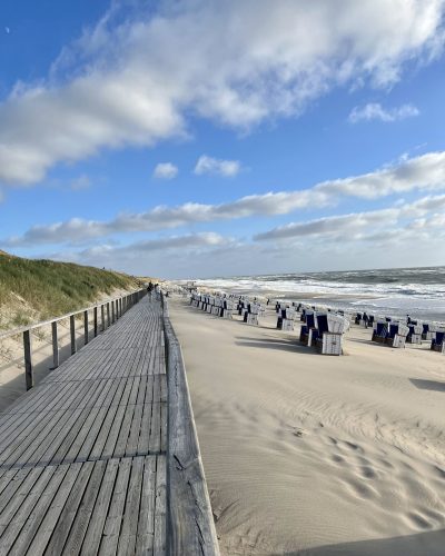 Promenade, Meer, Strandkörbe, Dünen